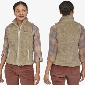 Patagonia Tan Los Gatos Sherpa Full Zip Vest Medium Gorp Gorp Core Outdoor
